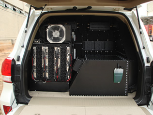 RF Jamming System in trunk